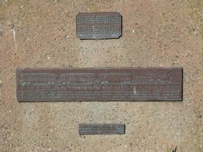 The 1st Transcontinental Railroad Marker image. Click for full size.