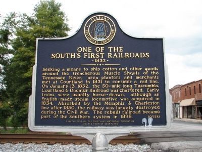 One of The South's First Railroads - Side B image, Touch for more information
