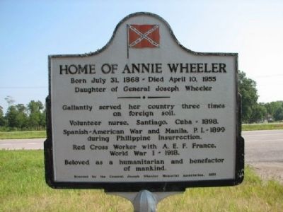 Home of Annie Wheeler Marker image. Click for full size.