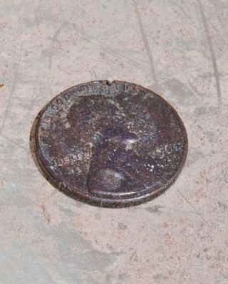 Centennial Time Capsule Penny image. Click for full size.