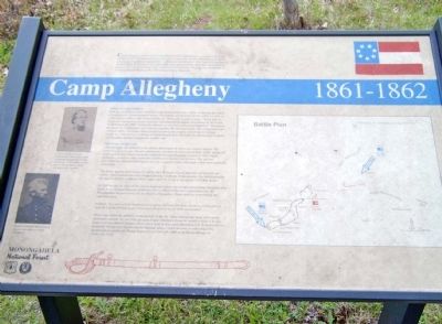Camp Allegheny 1861-1862 Marker image. Click for full size.