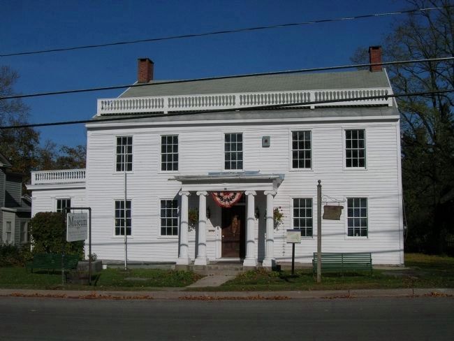 Cherry Valley Museum & Marker image. Click for full size.