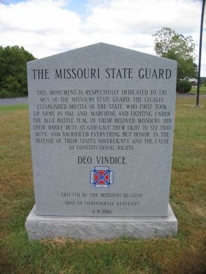 Missouri State Guard image, Touch for more information