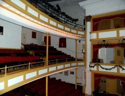 Abbeville Opera House Interior<br>Second & Third Balconies & Box Seats image. Click for full size.