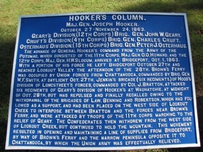 Hooker's Column Marker image, Touch for more information