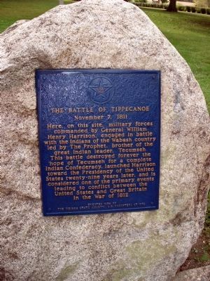 The Battle of Tippecanoe Marker image. Click for full size.