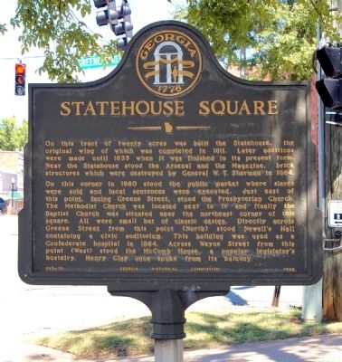 Statehouse Square Marker image. Click for full size.