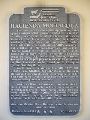 Hacienda Moltacqua Marker image. Click for full size.