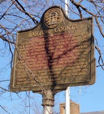 Bartow County Marker image. Click for full size.