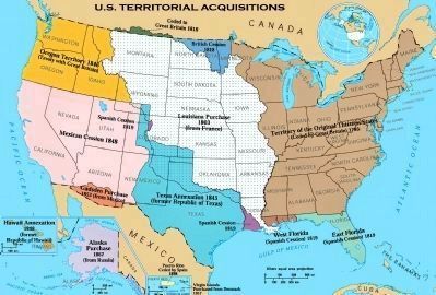 The Louisiana Purchase (in White) image. Click for full size.
