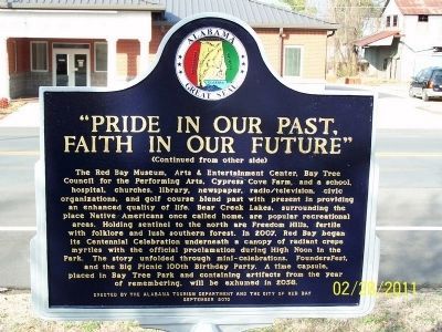 Pride in Our Past, Faith in Our Future Marker - Side B image, Touch for more information