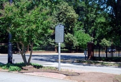 Converse Heights Marker -<br>Intersection of East Main Street (U.S. 29)<br>and Mills Avenue image. Click for full size.