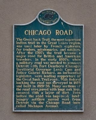 Chicago Road Marker image, Touch for more information