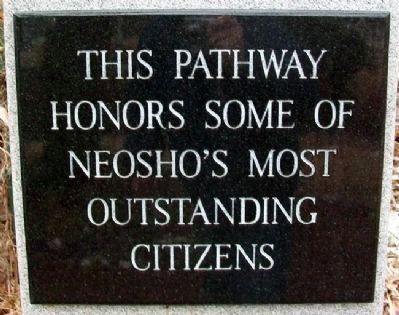 Neosho's Most Outstanding Citizens Marker image. Click for full size.