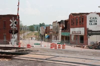 Downtown Cordova, Alabama. Looking South on Main Street. image. Click for full size.