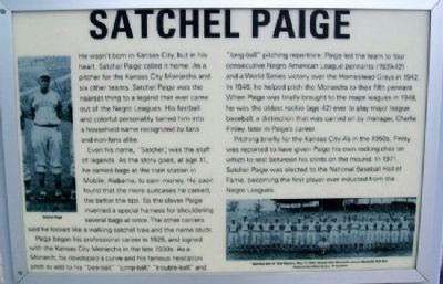Satchel Paige - SHSMO Historic Missourians