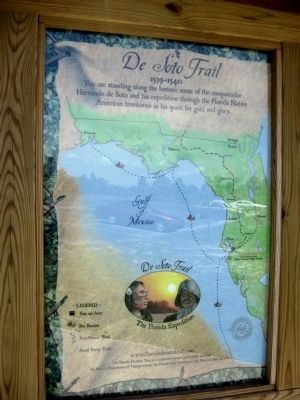 De Soto Trail Marker (left panel) image, Touch for more information