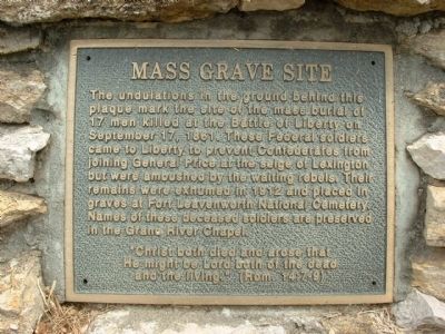 Mass Grave Site Marker image. Click for full size.