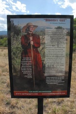 Bloomer Girl; A Colorado Trailblazer Marker image, Touch for more information
