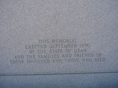 1990 Mountain Meadows Monument Marker image, Touch for more information