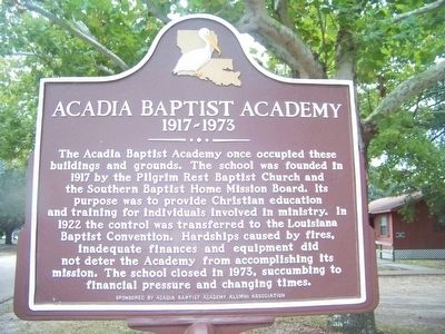 Acadia Baptist Acadamy Marker image, Touch for more information