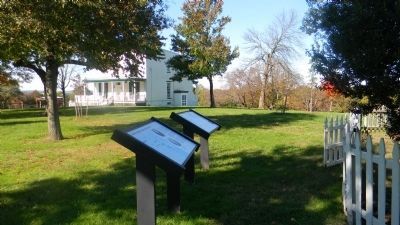 "The DeButts Family Comes to Maryland" and "Mount Welby" Marker Panels image, Touch for more information