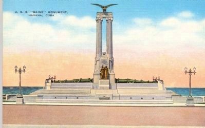 U. S. S. “Maine” Monument, Havana, Cuba image. Click for full size.