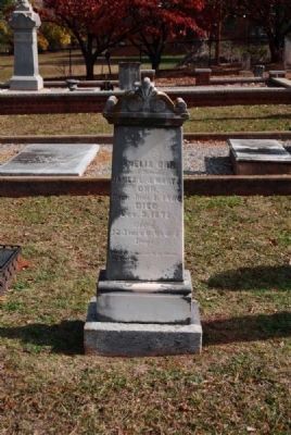 Amelia Orr Tombstone image. Click for full size.