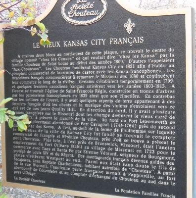 Old French Kansas City Marker image, Touch for more information