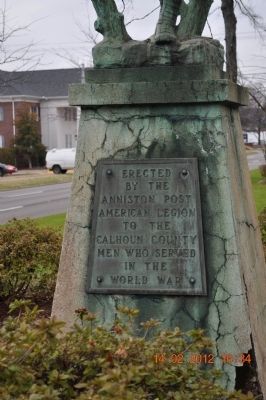 Anniston World War Marker image. Click for full size.