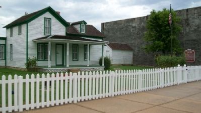 Boyhood Home of General Funston and Marker image, Touch for more information
