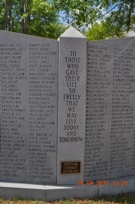 War Memorial Walker County Marker image. Click for full size.