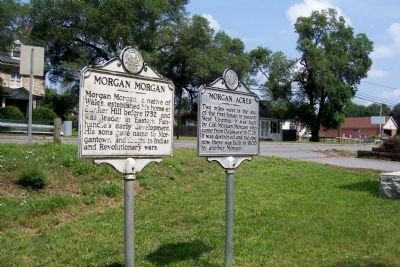 "Morgan Acres" Marker next to Morgan Morgan marker. image, Touch for more information