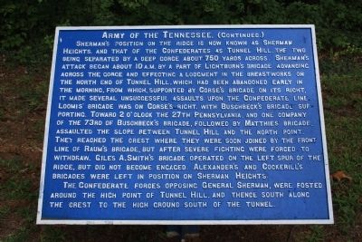 Army of the Tennessee Marker image, Touch for more information