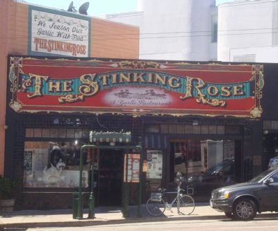 The Stinking Rose Historical Marker