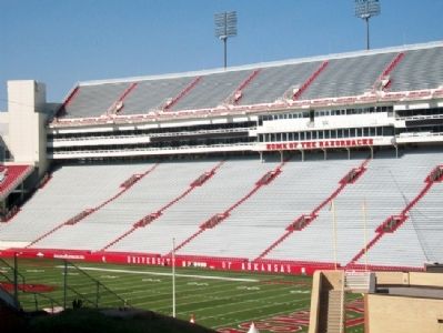 Razorback Stadium at the University of Arkansas image. Click for full size.
