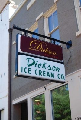 Dickson's Ice Cream Company<br>109 West Benson Street image. Click for full size.