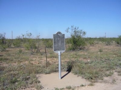 Shafter Lake Townsite Marker image, Touch for more information