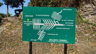 Malinta Tunnel: lay-out diagram image, Touch for more information