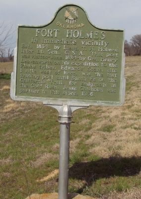 Fort Holmes Marker image. Click for full size.