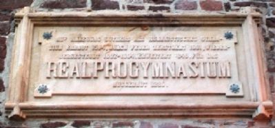 Altes Gymnasium Namepiece Over Entrance image, Touch for more information
