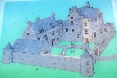 Castle Balfour Illustration on Marker image, Touch for more information