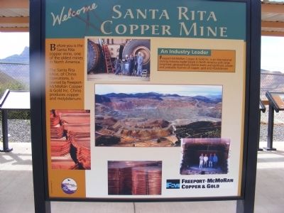 Santa Rita Copper Mine Marker image, Touch for more information