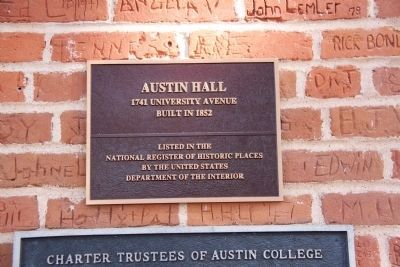 Austin College Building Marker image, Touch for more information
