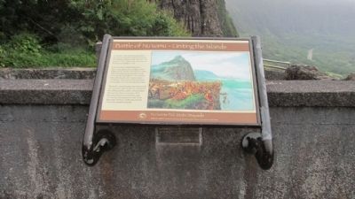 Battle of Nuuanu – Uniting the Islands Marker image, Touch for more information