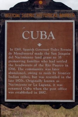 Cuba Marker image, Touch for more information