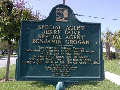 Special Agent Jerry Dove, Special Agent Benjamin Grogan ...