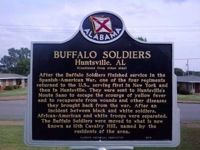 Buffalo Soldiers Marker image, Touch for more information