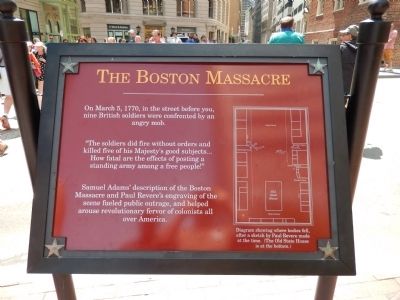 The Boston Massacre Marker image. Click for full size.