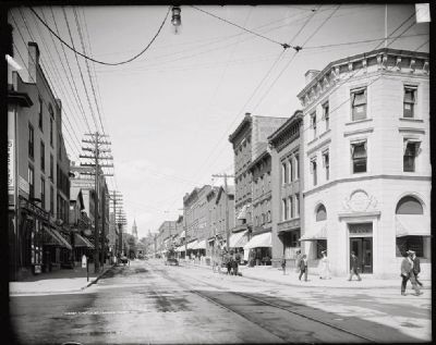 <i>Church St., Looking North from College St., Burlington, Vt.</i> image. Click for full size.